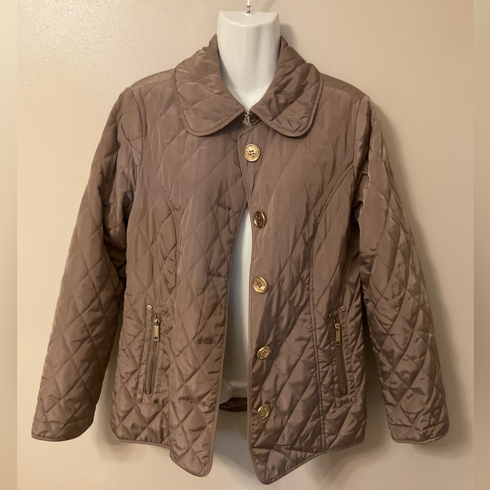 Michael Kors Quilted Brown Jacket